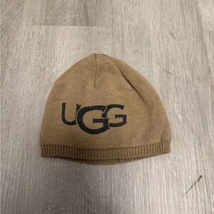 UGG  Newborn Brown Knit Beanie